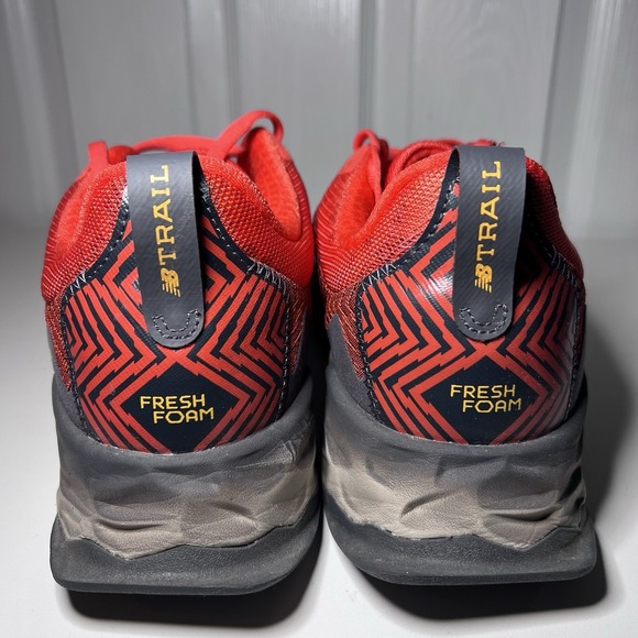 New Balance Fresh Foam Hierro v6 trail running-Orange/ Red 12.5 Men's - Picture 2 of 10